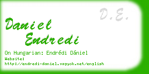 daniel endredi business card