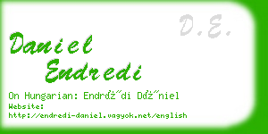 daniel endredi business card